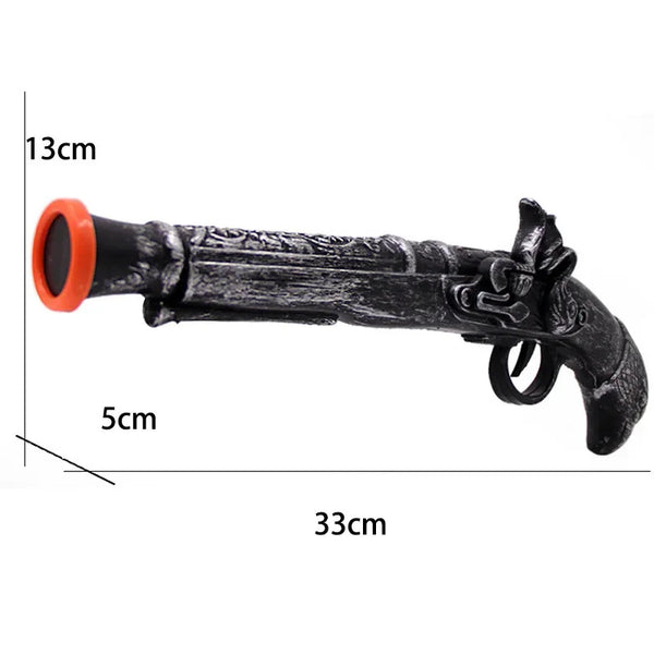 Classic Pirate Pistol Costume Prop