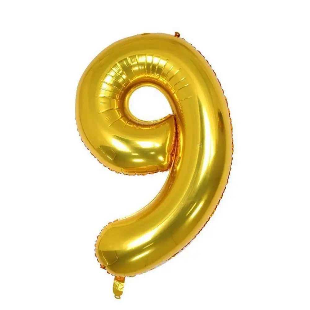 Large Red Number Foil Balloon for Birthday and Anniversary Decor