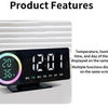LED Digital Alarm Clock with 7-Color Display