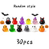 Spooky Mini Duck Figurines for Halloween Decor (Set of 10)