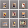 Nine framed paintings by Van Gogh displayed in a grid layout for decor