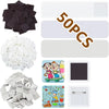 Blank Square Badge Making Kit with Magnetic Backing