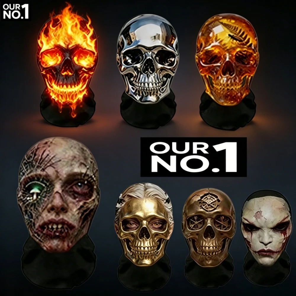 3D Scary Skull Horror Face Mask for Halloween