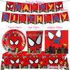 Superhero Birthday Party Tableware and Decoration Kit