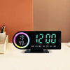 LED Digital Alarm Clock with 7-Color Display