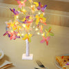 Butterfly Flower Tree Lamp with Warm Glow