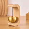 Wooden Copper Wind Chime Door Bell with Magnetic Mount