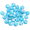 Mixed Color Resin Cabochons with Metal Foil Backing for Jewelry Making