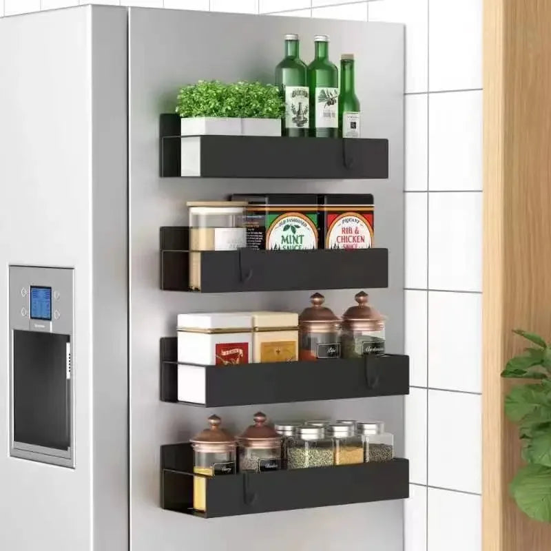 Magnetic Refrigerator Spice Rack with Strong Hold