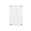 White 3-piece car visor photo clips for interior decor