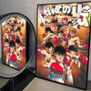 A canvas poster featuring a dynamic illustration of the boxing character Ippo from Hajime no Ippo.