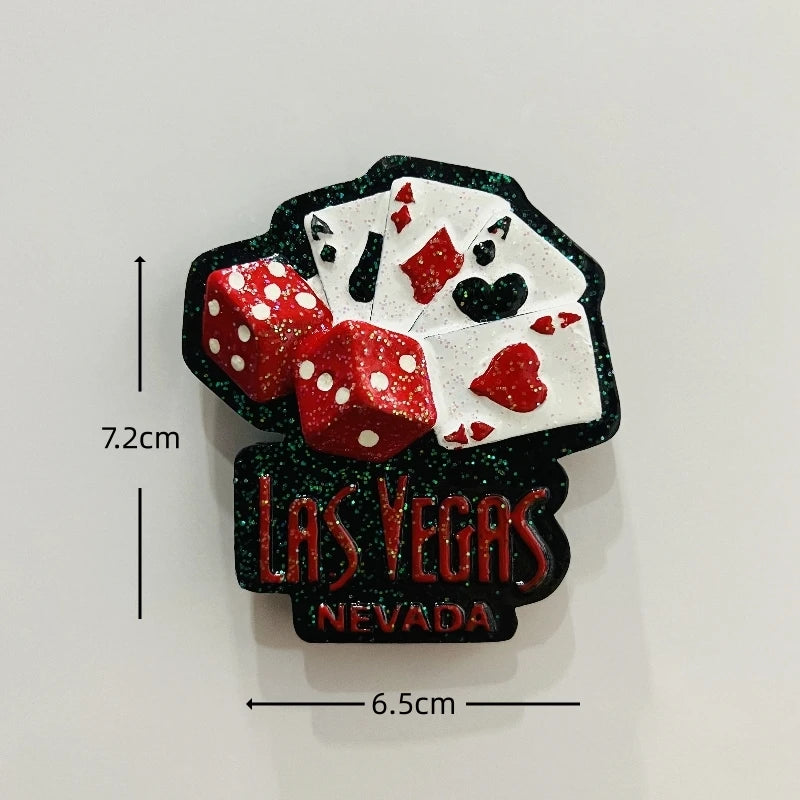 3D Resin Fridge Magnets – Iconic American Landmarks