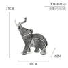 Colorful Elephant Resin Figurine for Home Decor