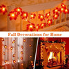 Maple Leaf LED String Lights – Warm Glow for Autumn Décor