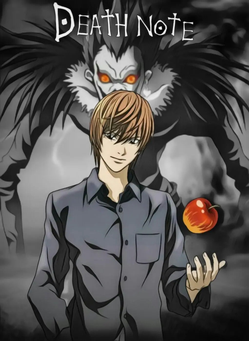Death Note Anime Canvas Wall Art - Yagami Light Poster