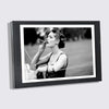Elegant Wooden Picture Frame with Artistic Canvas Print