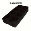 A dark brown, rectangular 8-acupoint elevated garden bed for vegetables and flowers.