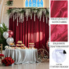 Elegant Satin Backdrop Curtain for Weddings and Events