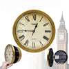Hidden Compartment Wall Clock Safe