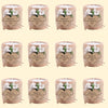 Wooden Tealight Candle Holders with Heart-Shaped Tags — Wedding & Baby Shower Favors