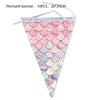 Purple Mermaid Birthday Party Supplies Kit for Girls