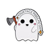 Halloween Enamel Pins Set - Cute Ghost, Black Cat, and Pumpkin Brooches for Kids