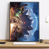Helldivers II HD Canvas Art Print – Game-Inspired Wall Decor