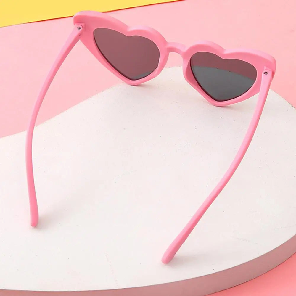 Kids Heart-Shaped Sunglasses with UV400 Protection