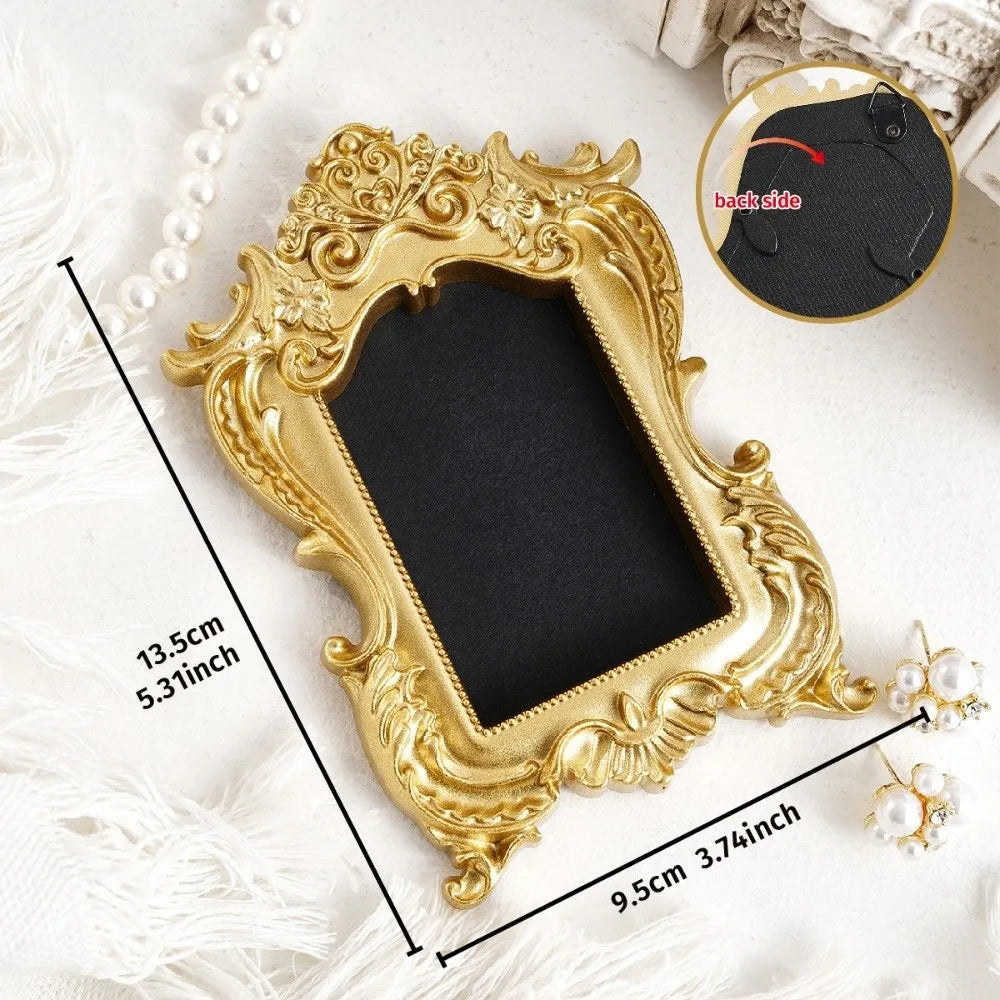 Ornate Resin Hanging Photo Frame for Vintage Décor