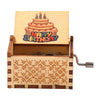Retro Hand-Cranked Wooden Music Box
