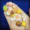 Miniature Dollhouse Food Set with Snacks, Cakes, Drinks & Wine