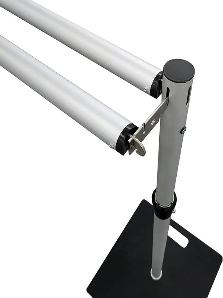 Telescopic Aluminum Backdrop Stand with Crossbar
