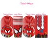 Superhero Birthday Party Tableware and Decoration Kit