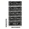 Wooden Ramadan Mubarak wall art sign featuring Islamic phrases like Bismillah Inshallah SubhanAllah Alhamdulillah and Allah