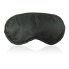 Black fabric head harness and blindfold for roleplay