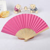 Elegant Foldable Bamboo Hand Fan for Weddings & Parties
