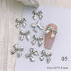 Gold Bowknot Nail Art Charms (50-Pack)