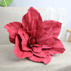 A large, deep red artificial foam rose flower used for wedding and party decoration.