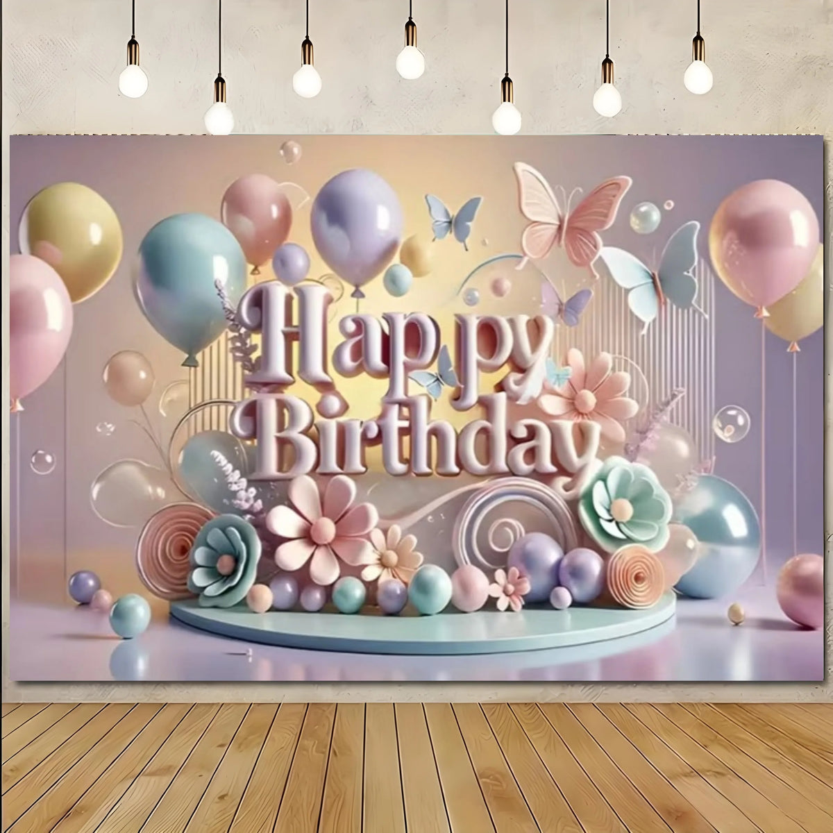 Enchanted Forest Birthday Party Photography Backdrop