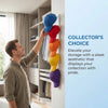 Wall-Mounted Hat Organizer Rack for 9 Caps