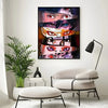 Japanese Anime Eyes Art Print – Nordic Style Wall Decor