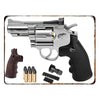 Vintage Beretta Pistol Metal Sign - Rustic Wall Art Decor