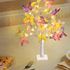 Butterfly Flower Tree Lamp with Warm Glow