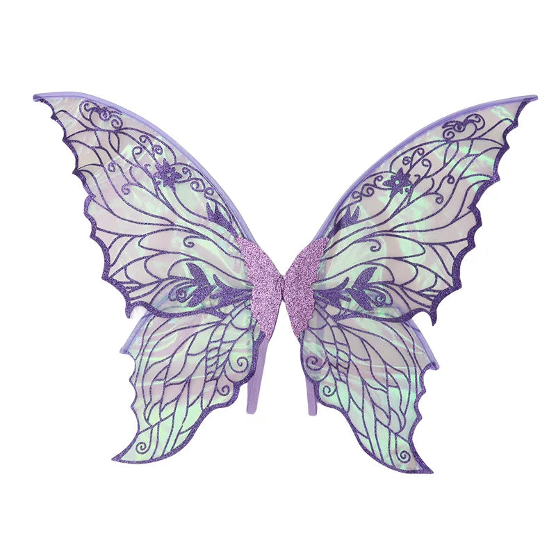 Gradient Fairy Wings with Elastic Shoulder Straps
