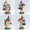 Solar-Powered Gnome Statue Light for Garden & Patio