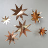 Gold Twinkle Star Paper Garlands