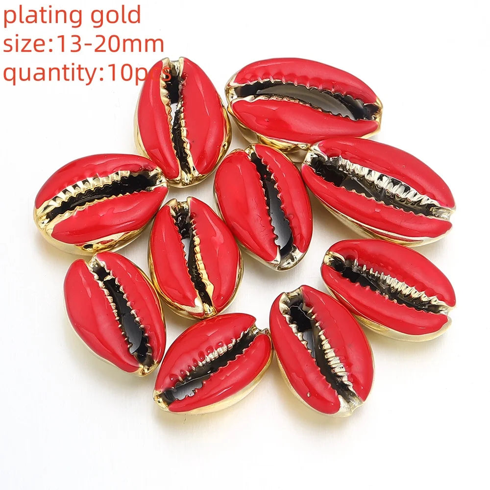 Natural Sea Snail Shell Beads for DIY Jewelry Making
