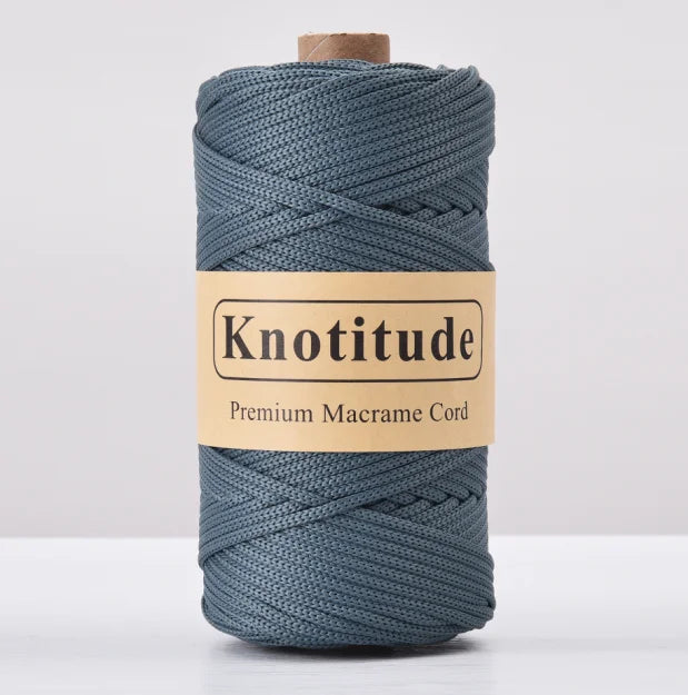 4mm Polyester Macrame Cord - 300g Spool for Knitting & DIY Crafts
