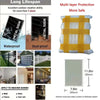 A multi-layer metal sign featuring a funny design for door or porch use.