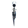 Gothic Kunai Dagger Ornament – Handcrafted Hanfu Accessory & Desk Display